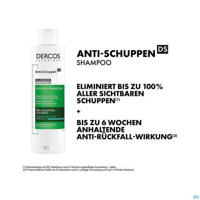 Sie sehen eine Packung Shampoon Vichy/dercos Anti-schuppen Pflege Fettiges Haar 200ml, Produktbild: 24 Shampoon Vichy/dercos Anti-schuppen Pflege Fettiges Haar 200ml, A-Nr.: 4357383 - 24