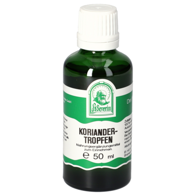 Sie sehen eine Packung KORIANDER TROPFEN 50ML, Produktbild: 01 KORIANDER TROPFEN 50ML, A-Nr.: 4311990 - 01