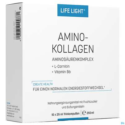 Life Light Ampullen Amino Kollagen +l-carnitin 10st, A-Nr.: 3945540 - 04