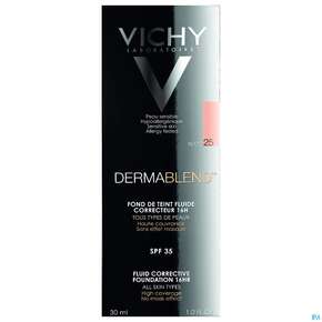 Vichy Dermablend/fluid Make-up 25 Nude 30ml, A-Nr.: 3044624 - 01