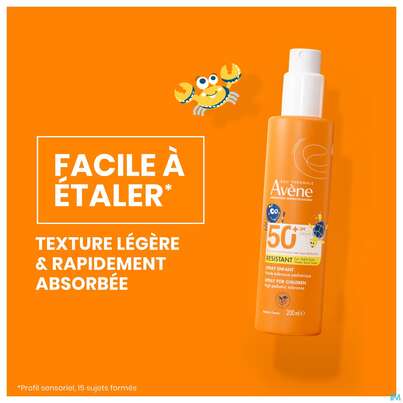 Avène Kinder-sonnenspray Spf 50+ 200ml, A-Nr.: 3208066 - 09