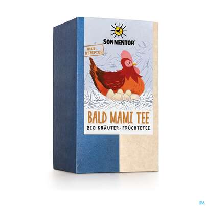 Sie sehen eine Packung Sonnentor Biobengelchen Bald Mami Tee 02626 18st, Produktbild: 04 Sonnentor Biobengelchen Bald Mami Tee 02626 18st, A-Nr.: 5448828 - 04