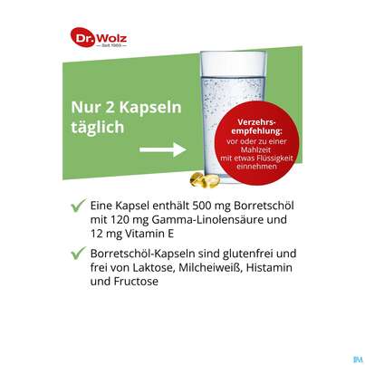Borretschoel Kapseln Dr.wolz Nr 60608 60st, A-Nr.: 3839312 - 11