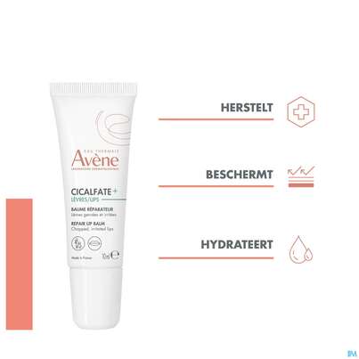 Sie sehen eine Packung Avene Cicalfate+ Regenerierender Lippenbalsam 10ml, Produktbild: 23 Avene Cicalfate+ Regenerierender Lippenbalsam 10ml, A-Nr.: 5826360 - 23
