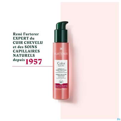 Sie sehen eine Packung Furterer Color/glow Creme Hitzeschutz Farbglanz Coloriert +gestraehnt 100ml, Produktbild: 15 Furterer Color/glow Creme Hitzeschutz Farbglanz Coloriert +gestraehnt 100ml, A-Nr.: 5830858 - 15