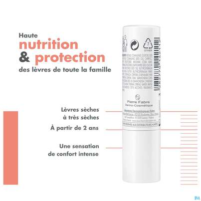 Sie sehen eine Packung Avene Cold Cream Lippenpflegestift Reichhaltig 4g, Produktbild: 15 Avene Cold Cream Lippenpflegestift Reichhaltig 4g, A-Nr.: 5596894 - 15