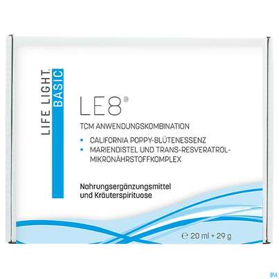 Sie sehen eine Packung Life Light Le8 Kombipackung 1pk, Produktbild: 02 Life Light Le8 Kombipackung 1pk, A-Nr.: 3379508 - 02