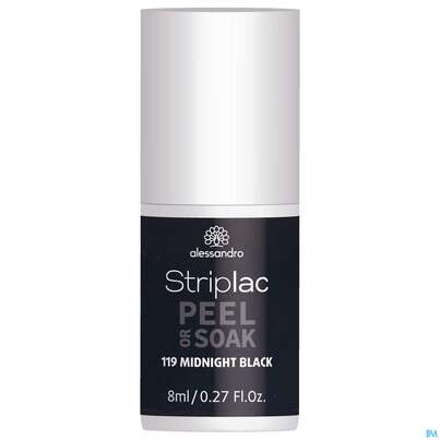 Alessandro Striplac Midnight Black 8ml, A-Nr.: 5191140 - 01
