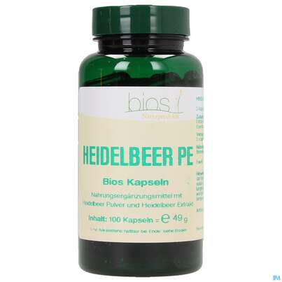 Bios Heidelbeer Pulver-extrakt 100 Kapseln, A-Nr.: 3891531 - 01
