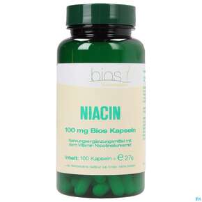 Bios Niacin 100mg 100 Kapseln, A-Nr.: 4089043 - 01