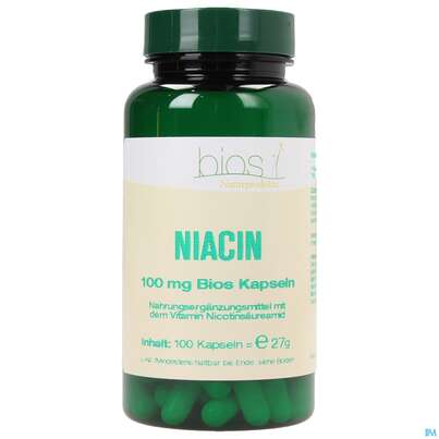 Bios Niacin 100mg 100 Kapseln, A-Nr.: 4089043 - 01