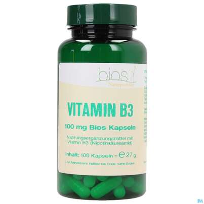 Bios Vitamin B3 100mg 100 Kapseln, A-Nr.: 4089066 - 01