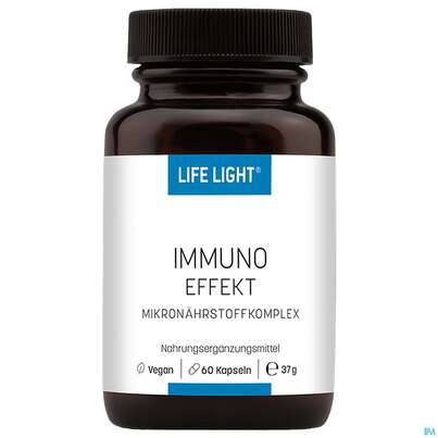 Sie sehen eine Packung Life Light Kapseln Immuno Effekt 60st, Produktbild: 02 Life Light Kapseln Immuno Effekt 60st, A-Nr.: 3409072 - 02