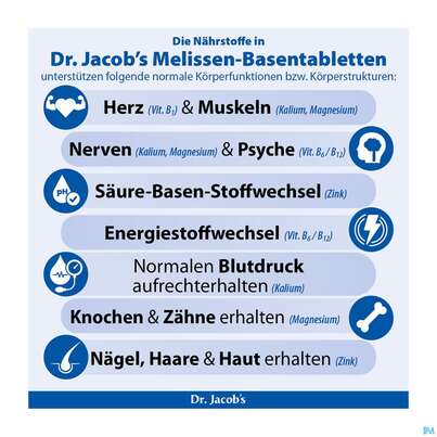 Melissen Basen Tabl Dr.jacobs 250st, A-Nr.: 3476826 - 06