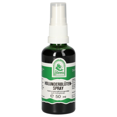 Sie sehen eine Packung HOLUNDERBLUETEN SPRAY 50 ML, Produktbild: 01 HOLUNDERBLUETEN SPRAY 50 ML, A-Nr.: 4444165 - 01