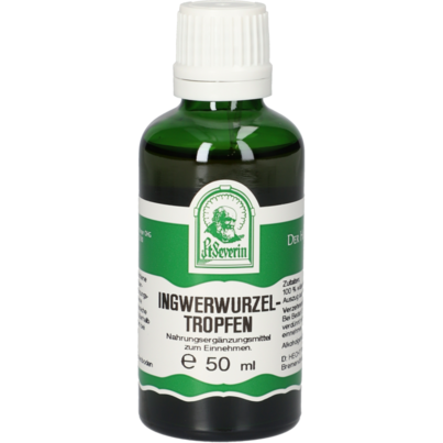 Sie sehen eine Packung INGWERWURZEL TROPFEN 50 ML, Produktbild: 01 INGWERWURZEL TROPFEN 50 ML, A-Nr.: 4484408 - 01