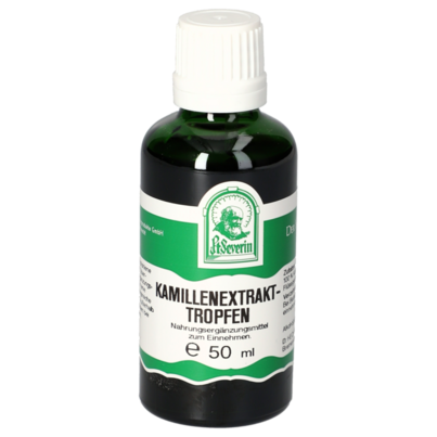 Sie sehen eine Packung KAMILLENEXTRAKT TROPFEN 50 ML, Produktbild: 01 KAMILLENEXTRAKT TROPFEN 50 ML, A-Nr.: 4789208 - 01