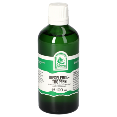 Sie sehen eine Packung KIESELERDE TROPFEN 100ML, Produktbild: 01 KIESELERDE TROPFEN 100ML, A-Nr.: 4484443 - 01