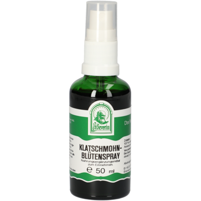 Sie sehen eine Packung KLATSCHMOHNBLUETEN SPRAY 50 ML, Produktbild: 01 KLATSCHMOHNBLUETEN SPRAY 50 ML, A-Nr.: 4444277 - 01