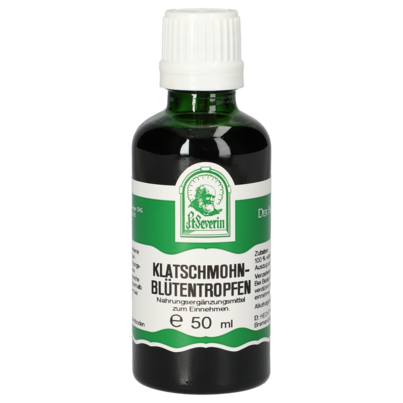 Sie sehen eine Packung KLATSCHMOHNBLUETEN TROPFEN 50 ML, Produktbild: 01 KLATSCHMOHNBLUETEN TROPFEN 50 ML, A-Nr.: 4377575 - 01