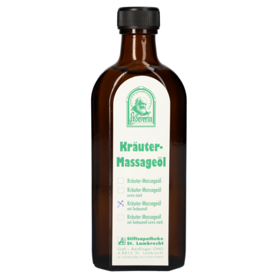 KRAEUTERMASSAGEOEL + TEEBAUMOEL ST. SEVERIN 250ML, A-Nr.: 1807354 - 01