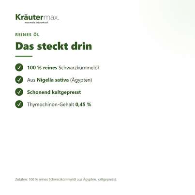 Schwarzkümmelöl 250 ml, A-Nr.: 5804370 - 03
