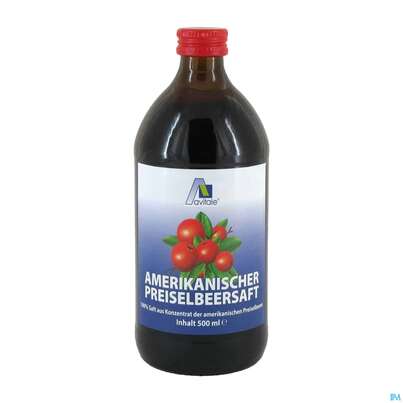 Preiselbeer Saft 100% Amer Avi 500ml, A-Nr.: 3831227 - 01