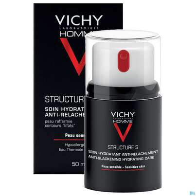 Sie sehen eine Packung Vichy Homme Structure S 50ml, Produktbild: 05 Vichy Homme Structure S 50ml, A-Nr.: 3595809 - 05