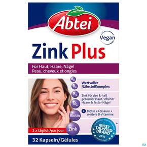 Zink Kapseln Abtei Naehrstoff 50000 32st, A-Nr.: 2577117 - 01