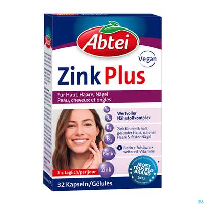 Zink Kapseln Abtei Naehrstoff 50000 32st, A-Nr.: 2577117 - 02