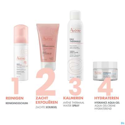 Sie sehen eine Packung Avene Basislinie Mildes Peeling-gel 50ml, Produktbild: 12 Avene Basislinie Mildes Peeling-gel 50ml, A-Nr.: 5961454 - 12