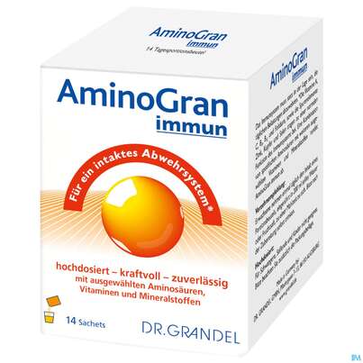 Amino Granulat Immun Briefchen Dr.grandel Nr 2199 14st, A-Nr.: 3403922 - 02