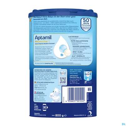 Aptamil Milch-fertignahrung Profutura 2 800g, A-Nr.: 4351446 - 03