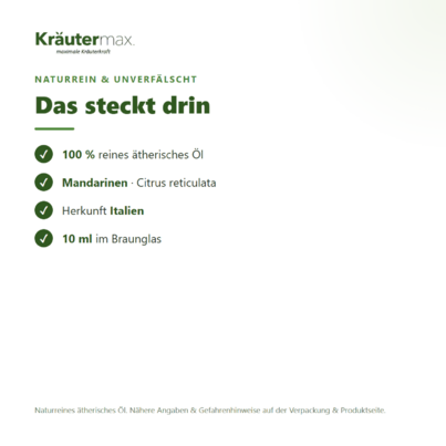 Mandarinen Öl 10 ml, A-Nr.: 4318779 - 03