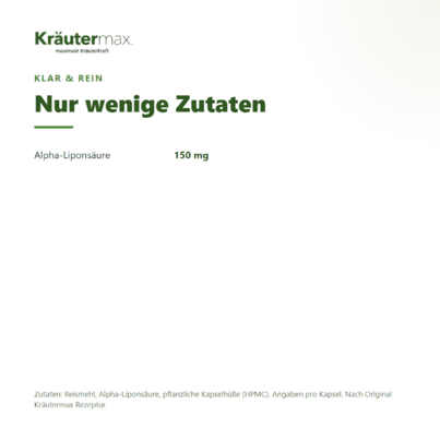 Alpha Liponsaeure Kapseln 60 Stueck, A-Nr.: 4887709 - 03