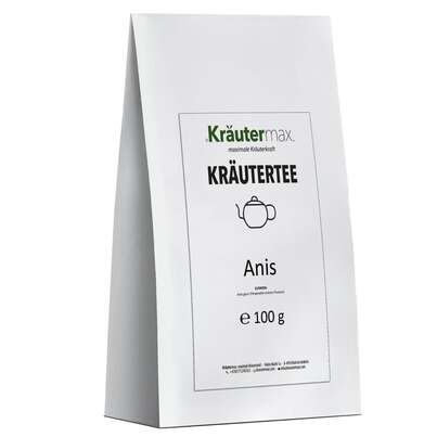 Sie sehen eine Packung Anis Tee 100 g, Produktbild: 01 Anis Tee 100 g, A-Nr.: 6031473 - 01