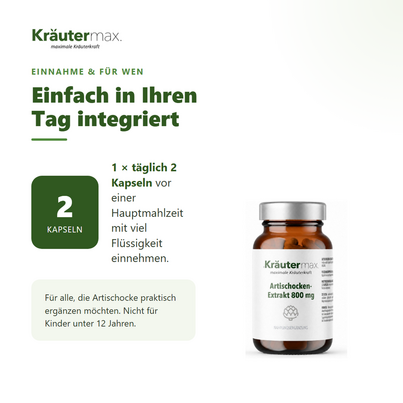 Sie sehen eine Packung Artischockenextrakt Kapseln 60 Stück, Produktbild: 04 Artischockenextrakt Kapseln 60 Stück, A-Nr.: 5678936 - 04