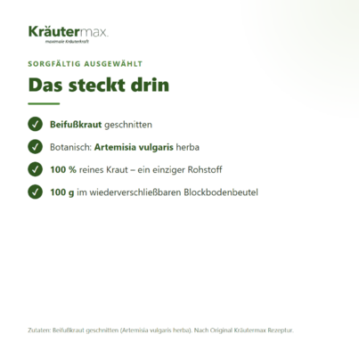 Beifuß Tee 100 g, A-Nr.: 6031510 - 03