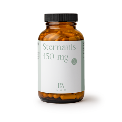 Sie sehen eine Packung Bioflora LAB Sternanis 450mg Kapseln 180ST, Produktbild: 01 Bioflora LAB Sternanis 450mg Kapseln 180ST, A-Nr.: 5967161 - 01