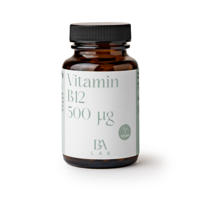 Sie sehen eine Packung Bioflora LAB Vitamin B12 500mcg Kapseln 60 ST, Produktbild: 01 Bioflora LAB Vitamin B12 500mcg Kapseln 60 ST, A-Nr.: 5889248 - 01