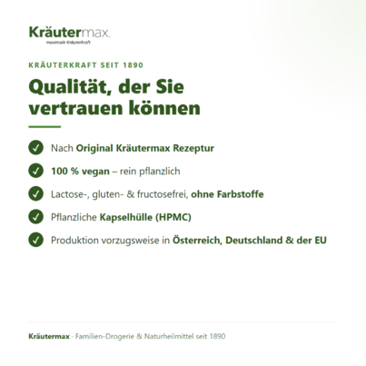 Sie sehen eine Packung Bitterkräuter Kapseln 60 Stück, Produktbild: 05 Bitterkräuter Kapseln 60 Stück, A-Nr.: 5858851 - 05