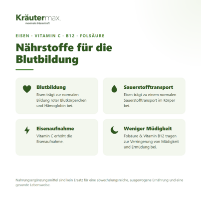Sie sehen eine Packung Blutbildung Eisen mit Vitamin C Kapseln 90 Stück, Produktbild: 02 Blutbildung Eisen mit Vitamin C Kapseln 90 Stück, A-Nr.: 4887721 - 02
