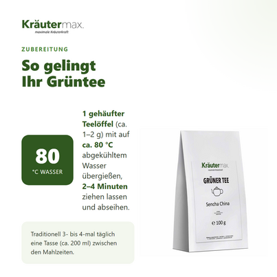 Grüner Tee Sencha 100 g, A-Nr.: 6017415 - 04