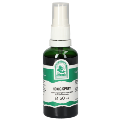 Sie sehen eine Packung HONIG SPRAY 50 ML, Produktbild: 01 HONIG SPRAY 50 ML, A-Nr.: 5902658 - 01