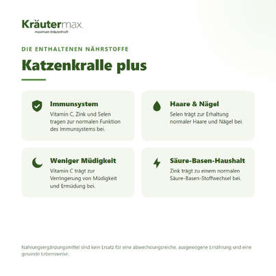 Katzenkralle Kapseln 60 Stück, A-Nr.: 5679054 - 02