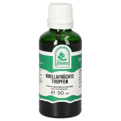 Sie sehen eine Packung KHELLAFRUECHTE TROPFEN 50 ML, Produktbild: 01 KHELLAFRUECHTE TROPFEN 50 ML, A-Nr.: 5832018 - 01