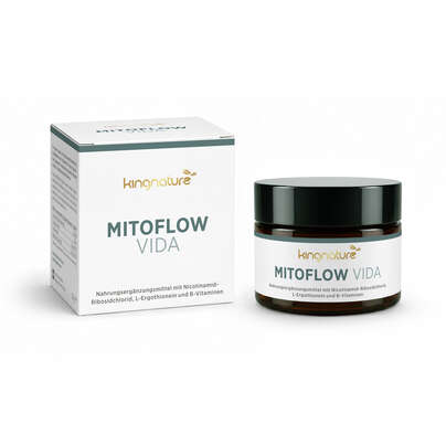 KINGNATURE Mitoflow Vida Kaps 300 mg Glas 30 Stk, A-Nr.: 6149074 - 01