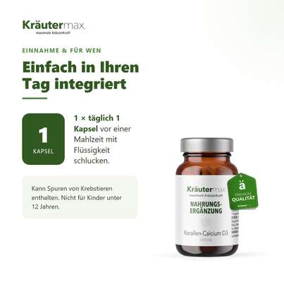 Korallen Calcium mit Vitamin D3 50 Stück, A-Nr.: 4318265 - 04