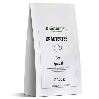 6er Spezial Tee Kräutertee Mischung 100 g, A-Nr.: 6017102 - 01