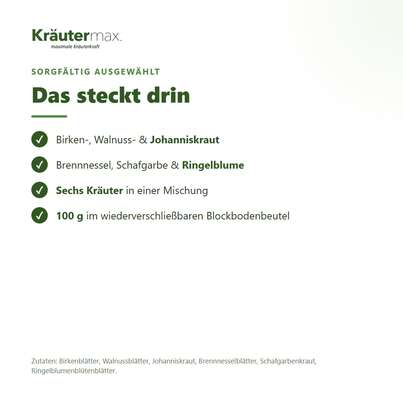 6er Spezial Tee Kräutertee Mischung 100 g, A-Nr.: 6017102 - 03